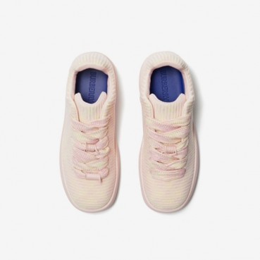 버버리 남/녀 핑크 스니커즈 - Burberry Unisex Pink Sneakers 