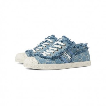 구찌 남/녀 블루 스니커즈 - Gucci Unisex Blue Sneakers 