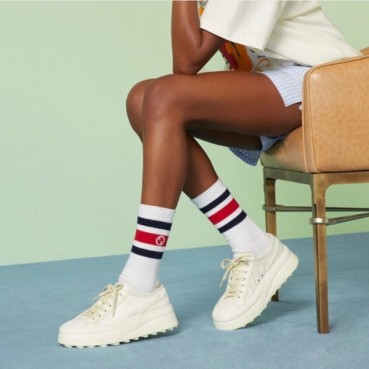매장판 구찌 여성 화이트 스니커즈 - Gucci Womens White Sneakers 