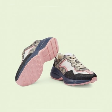 매장판 구찌 여성 핑크 라이톤 - Gucci Womens Pink Sneakers 