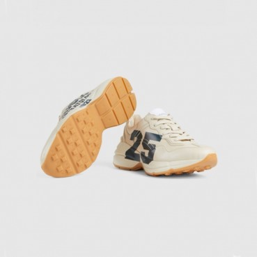 매장판 구찌 남/녀 아이보리 라이톤 - Gucci Unisex Ivory Sneakers 