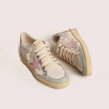 골든구스 여성 핑크 스타 스니커즈 - Golden Goose Womens Ballstar Sneakers 