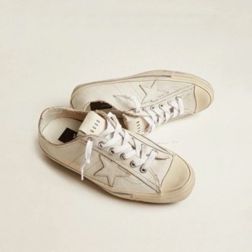 골든구스 여성 아이보리 스타 스니커즈 - Golden Goose Womens Vstar2 Sneakers 