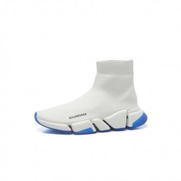 발렌시아가 남/녀 화이트 스니커즈 - Balenciaga Unisex White Sneakers 