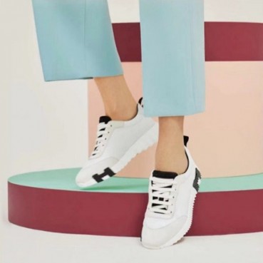 에르메스 여성 엔볼 화이트 바운싱 - Hermes Womens White Sneakers 