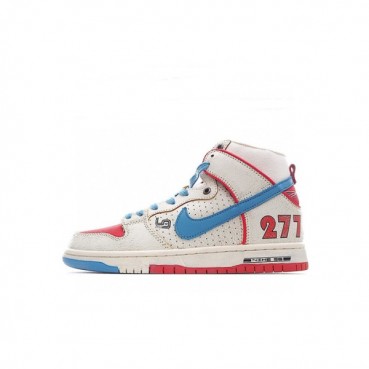 나이키 남/녀 블루 하이탑 스니커즈 - Nike SB Dunk High Unisex Sneakers 