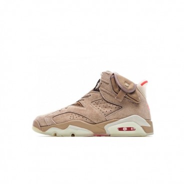나이키 남성 베이지 하이탑 스니커즈 - Nike Air Jordan 6 Mens Sneakers 