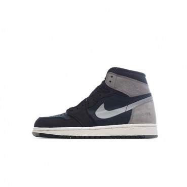 나이키 남/녀 블랙 하이탑 스니커즈 - Nike Air Jordan 1 Retro Unisex Sneakers 