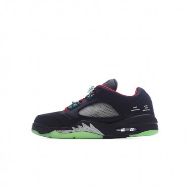 나이키 남성 블랙 스니커즈 - Nike Air Jordan Retro 5 Mens Sneakers 
