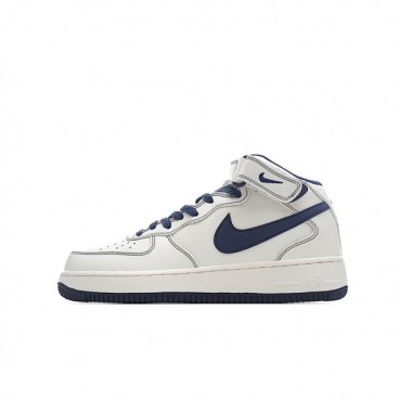 나이키 남/녀 네이비 하이탑 스니커즈 - Nike Air Force 1 Unisex Sneakers 