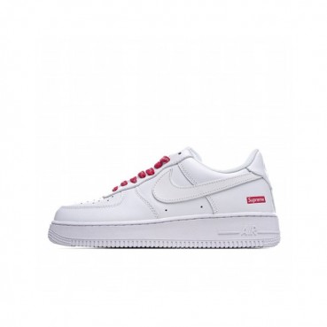 나이키 남/녀 화이트 스니커즈 - Nike Air Force 1 Unisex Sneakers 