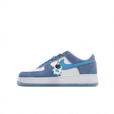 나이키 남/녀 블루 스니커즈 - Nike Air Force 1 Unisex Sneakers 