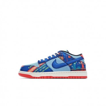 나이키 남/녀 블루 스니커즈 - Nike Dunk Low Unisex Sneakers 