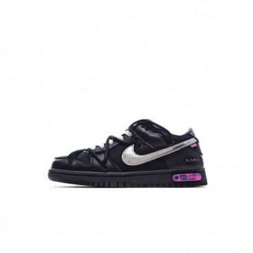 나이키 x 오프화이트 남/녀 블랙 스니커즈 - Nike Dunk x Off