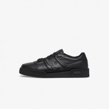 펜디 남성 매치 블랙 로우탑 스니커즈 - Fendi Mens Black Sneakers 