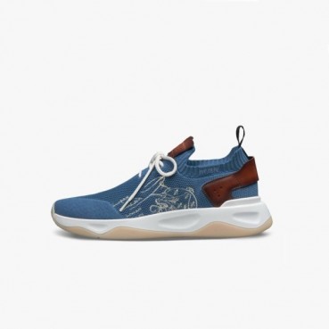 벨루티 남성 블루 스니커즈 - Berluti Mens Shadow Sneakers 