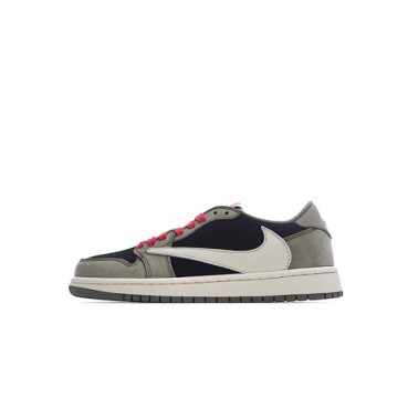 나이키 남/녀 카키 스니커즈 - Nike Air Jordan 1 Low Unisex Sneakers 