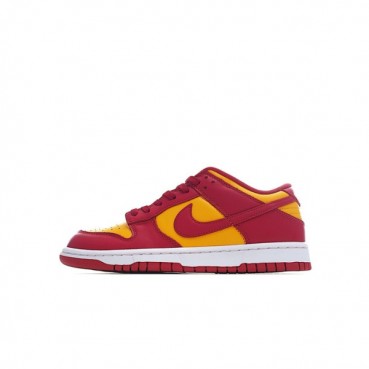 나이키 남/녀 레드 스니커즈 - Nike Dunk Low Unisex Sneakers 