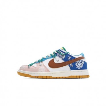 나이키 남/녀 블루 스니커즈 - Nike SB Dunk Low Unisex Sneakers 