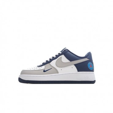 나이키 남/녀 네이비 스니커즈 - Nike Air Force 1 Unisex Sneakers 