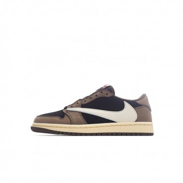 나이키 남/녀 브라운 스니커즈 - Nike Air Jordan 1 Unisex Sneakers 