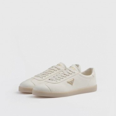 프라다 남성 화이트 스니커즈 - Prada Mens White Sneakers 
