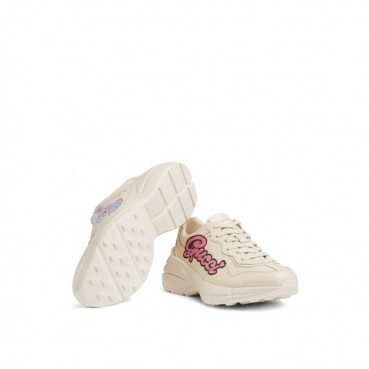 구찌 남/녀 아이보리 라이톤 - Gucci Unisex Ivory Sneakers 