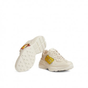 구찌 남/녀 아이보리 라이톤 - Gucci Unisex Ivory Sneakers 
