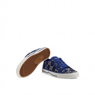 구찌 남성 블루 테니스 스니커즈 - Gucci Mens Tennis Sneakers 