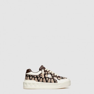 발렌티노 남성 네트 러너 브라운 스니커즈 - Valentino Mens Brown Sneakers 