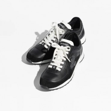 샤넬 여성 카프스킨 스니커즈 - Chanel Womens CC Sneaker 