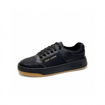 입생로랑 남/녀 블랙 스니커즈 - Saint Laurent Unisex Black Sneakers 
