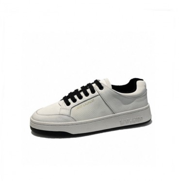 입생로랑 남/녀 화이트 스니커즈 - Saint Laurent Unisex White Sneakers 