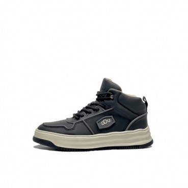 어그 남성 블랙 하이탑 스니커즈 - UGG Mens Black Sneakers 