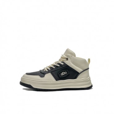 어그 남성 블랙 하이탑 스니커즈 - UGG Mens Black Sneakers 