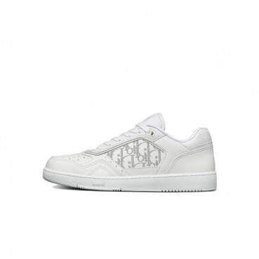 디올 남/녀 화이트 스니커즈 - Dior Unisex White Sneakers 