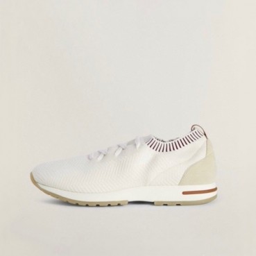 로로피아나 남성 화이트 스니커즈 - Loro Piana Mens White Sneakers 