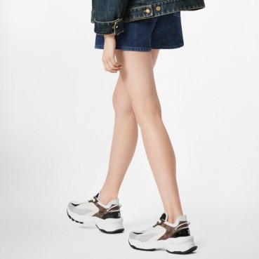 루이비통 여성 브라운 스니커즈 - Louis vuitton Womens Brown Sneakers 