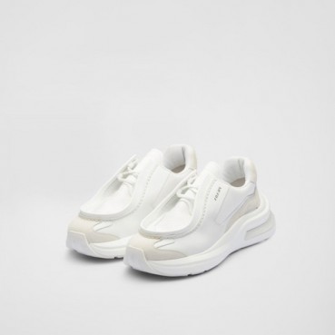 프라다 남성 화이트 스니커즈 - Prada Mens White Sneakers 