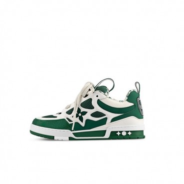 루이비통 남성 그린 스니커즈 - Louis vuitton Mens Green Sneakers 