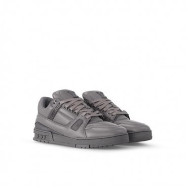 루이비통 남성 그레이 스니커즈 - Louis vuitton Mens Gray Sneakers 