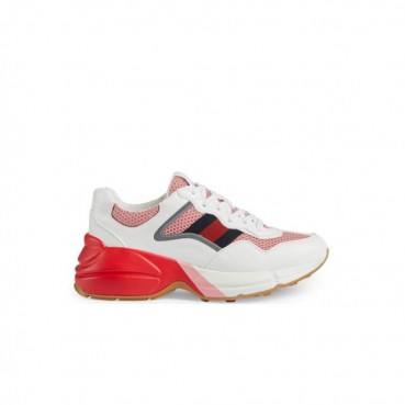 구찌 여성 라이톤 핑크 스니커즈【매장120만원대】 - Gucci Womens Pink Sneakers 