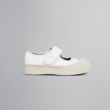 마르니 여성 나파 가죽 메리제인 스니커즈 화이트 【매장100만원대】 - Marni Womens White Sneakers 