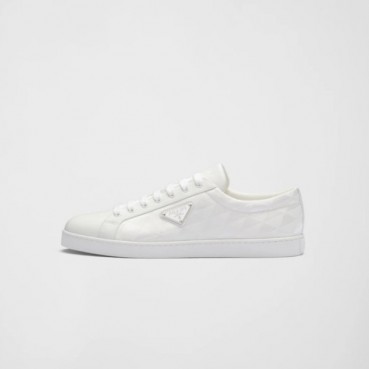 프라다 남성 화이트 스니커즈 - Prada Mens White Sneakers 