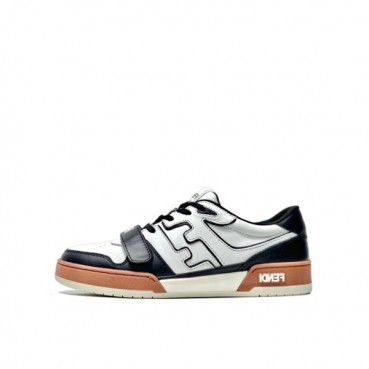 펜디 남/녀 이니셜 블랙 스니커즈 - Fendi Unisex Black Sneakers 
