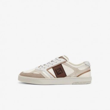 펜디 남성 이니셜 브라운 스니커즈 - Fendi Mens Brown Sneakers 