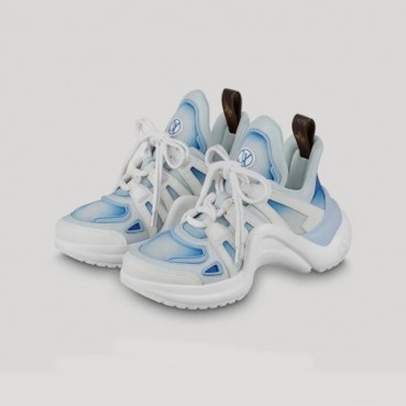 루이비통 여성 블루 스니커즈 - Louis vuitton Womens Blue Sneakers 