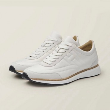 에르메스 남성 화이트 스니커즈 - Hermes Mens White Sneakers 