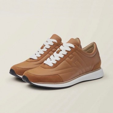 에르메스 남성 카멜 스니커즈 - Hermes Mens Camel Sneakers 