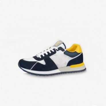루이비통 남성 네이비 스니커즈 - Louis vuitton Mens Navy Sneakers 